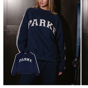 PARKE Navy Crewneck Sweatshirt - Women's L/XL LIMITED EDITION SOLD OUT